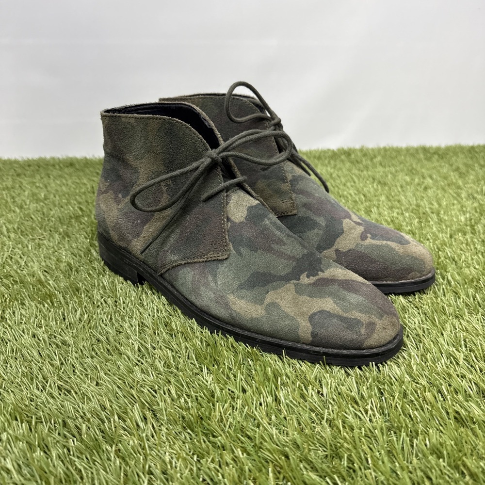 Dingo Opie Camo Suede Chukka Boots DI208 Men's Size 10.5D Lace Up Ankle